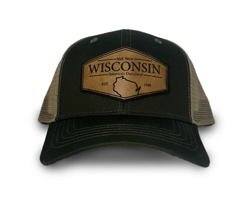 ALL CAPS Midwest Green Hat - Twelve State Options