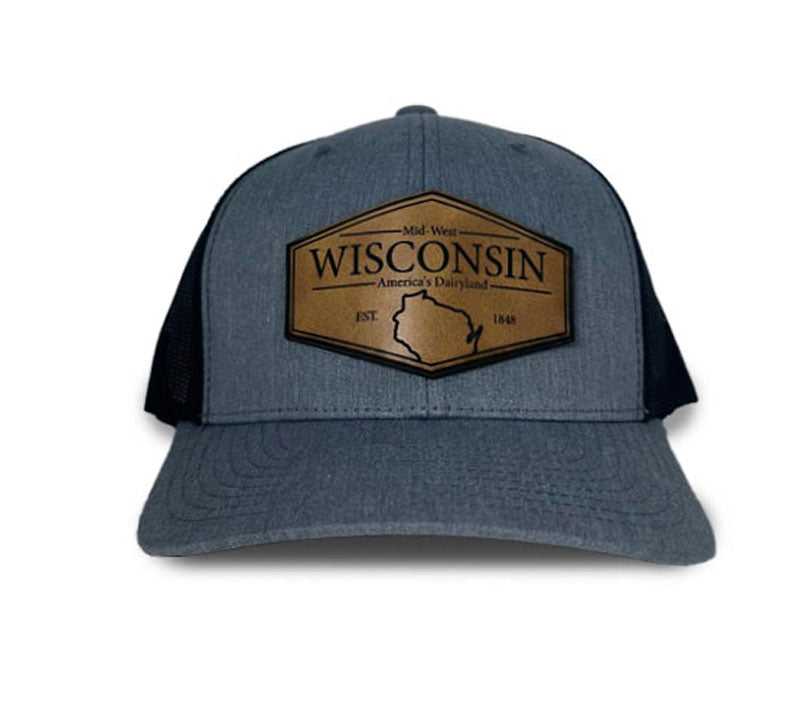 ALL CAPS Midwest Grey Hat - Twelve State Options