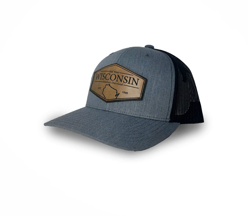 ALL CAPS Midwest Grey Hat - Twelve State Options